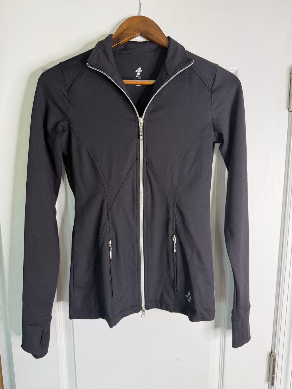 Jofit 4 All Black Full-Zip Performance Golf/Tennis/Pickleball Jacket Size XXS